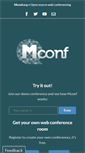 Mobile Screenshot of mconf.org